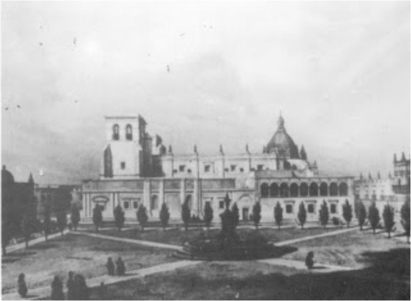 Catedral de Guadalajara sin sus torres