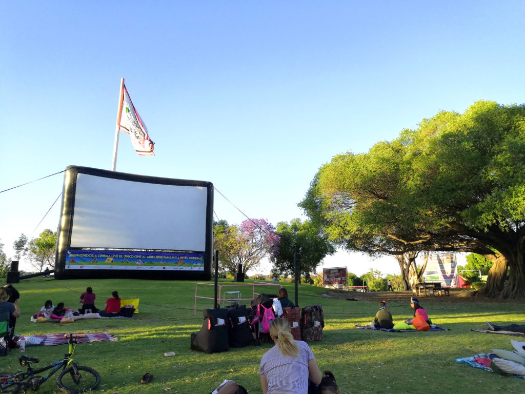 Función de Cine en el Parque Metropolitano