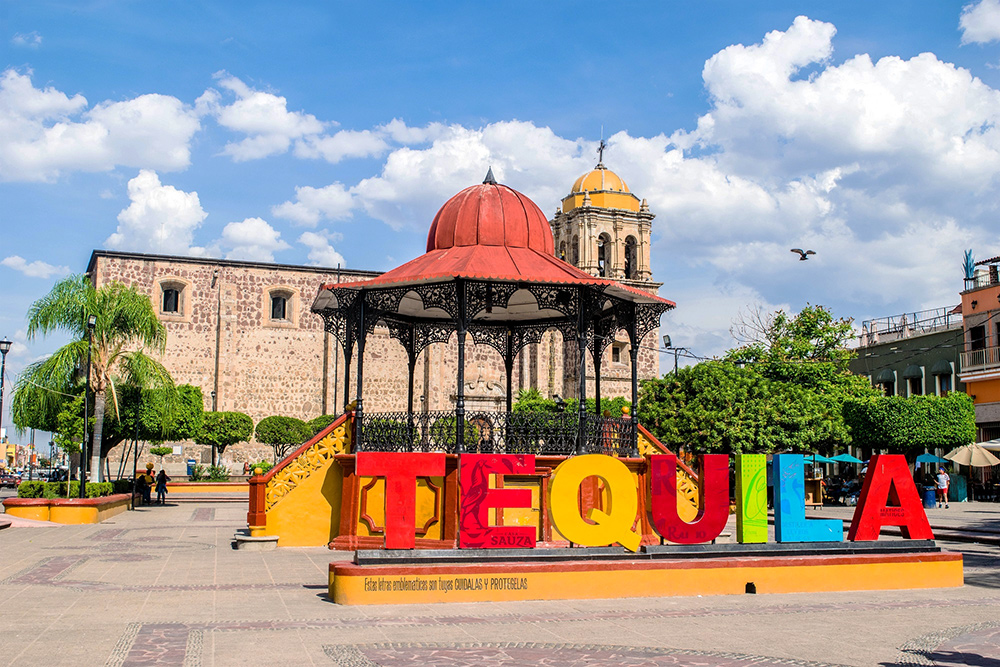 Pueblos Mágicos de Jalisco: Plaza Central de Tequila, Jalisco