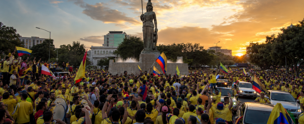 Banderazo Colombia en la Minerva