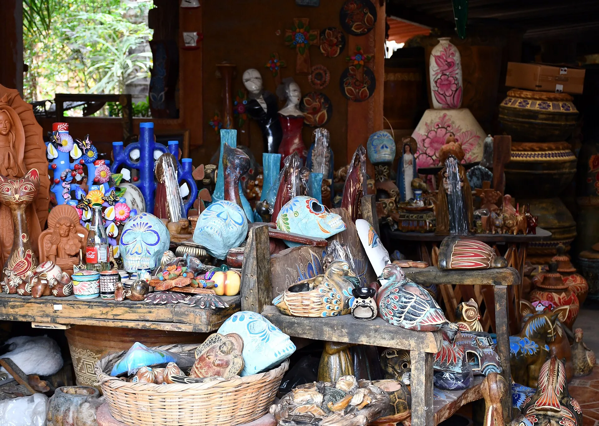 Taller de alfarería en Tonalá
