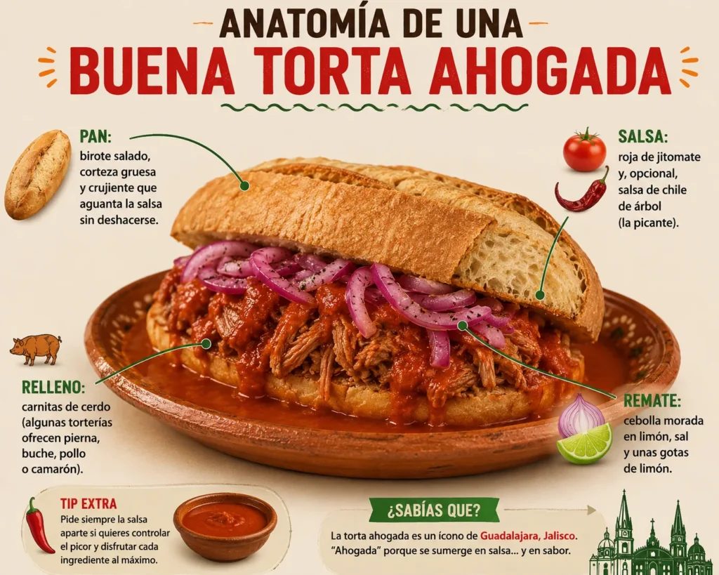 Anatomía de una buena torta ahogada